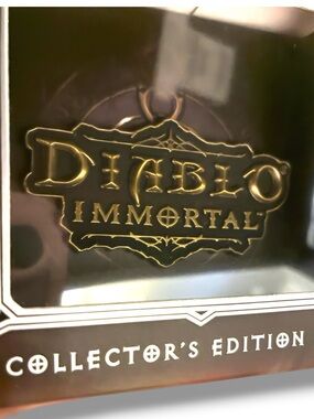 🎮 Diablo Immortal Collector’s Edition Pin Limited 2500 Blizzard Gear NEW